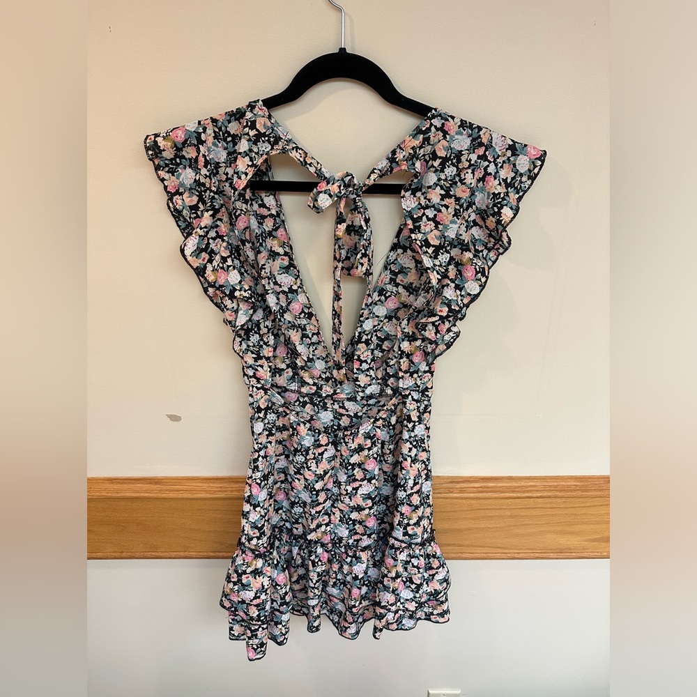Ruffle  Floral Dress
